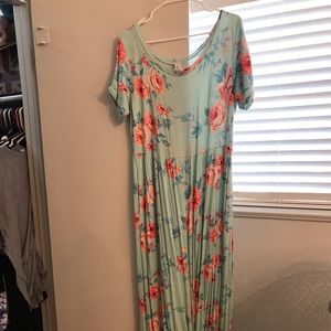 Floral maxi dress